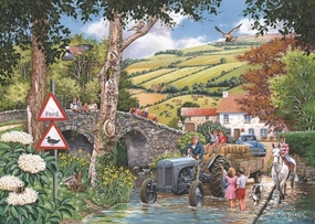 Fergie At The Ford - 1000 Piece Jigsaw Puzzle