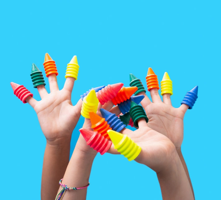 Finger Crayons - 6 Colours