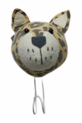 Fiona Walker England Leopard Wall Hook O/S