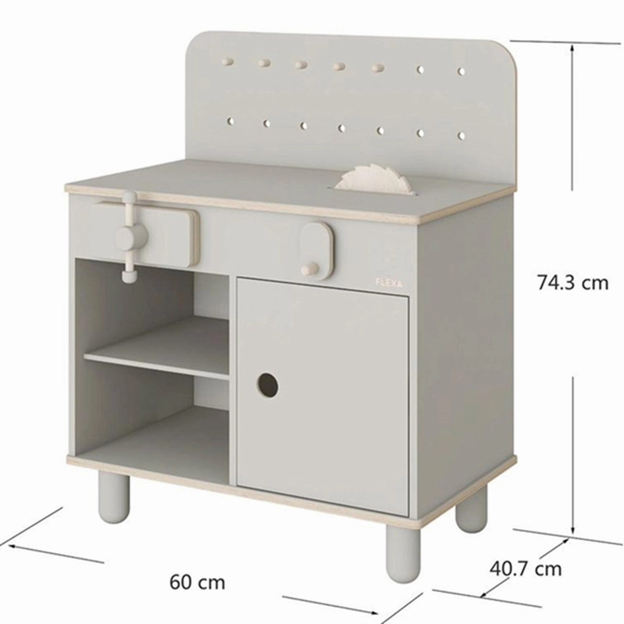 FLEXA PLAY The Workbench Grey