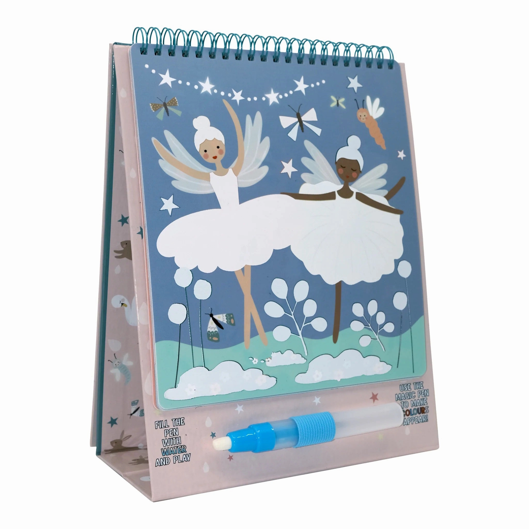 Floss & Rock Magic Colour Changing Watercard Easel and Pen - Enchanted