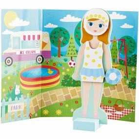 Floss & Rock Magnetisk p?kl?dnings figur Elsie