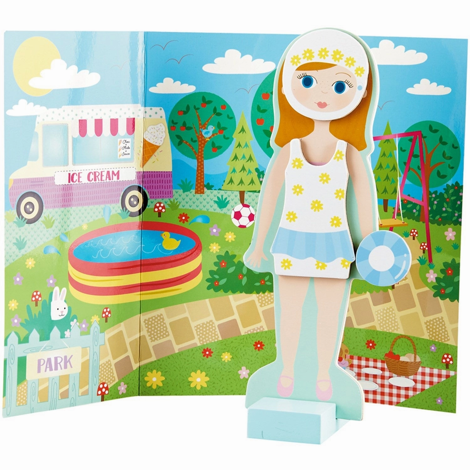 Floss & Rock Magnetisk p?kl?dnings figur Elsie
