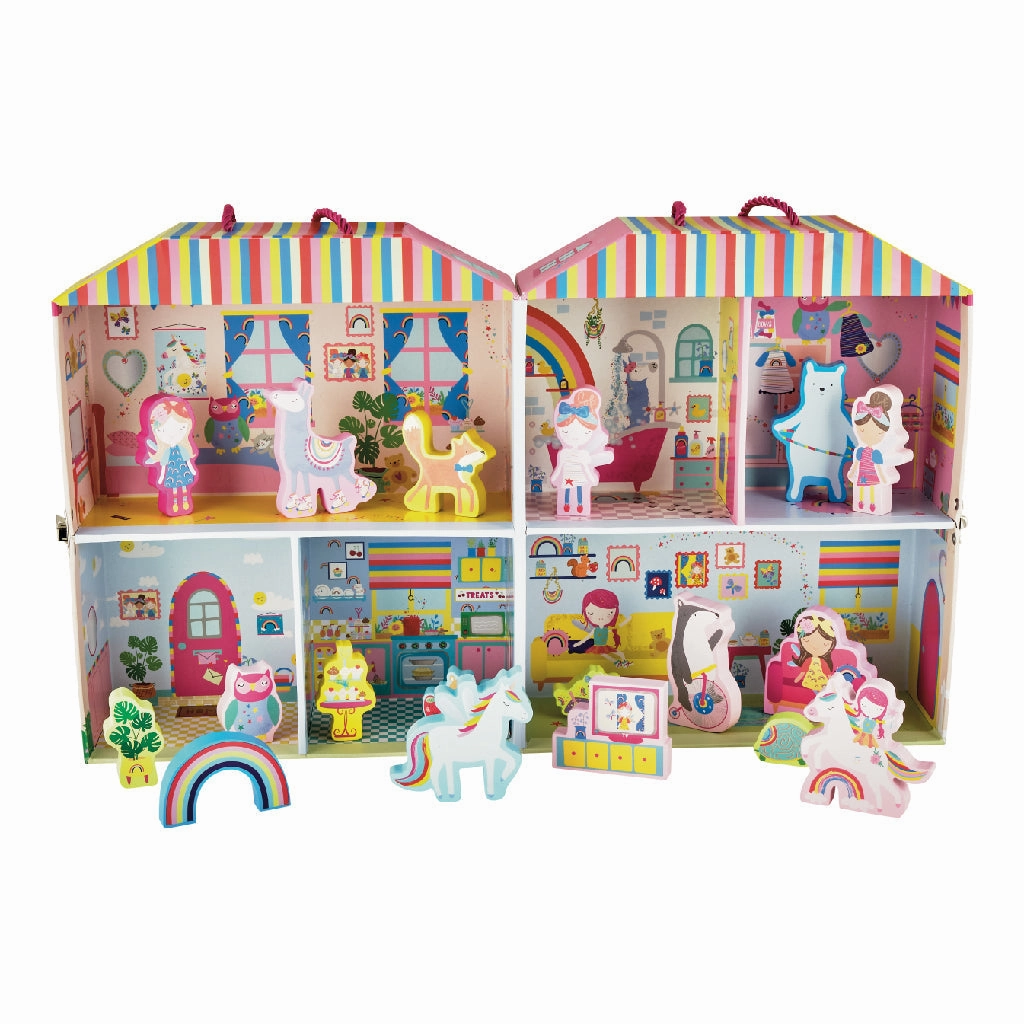 Floss & Rock Playbox with Wooden Pieces - Rainbow Fairy