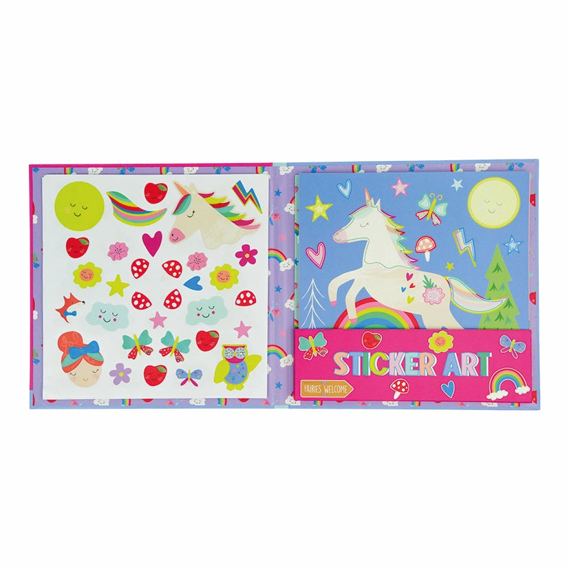 Floss & Rock Rainbow Fairy Sticker Art