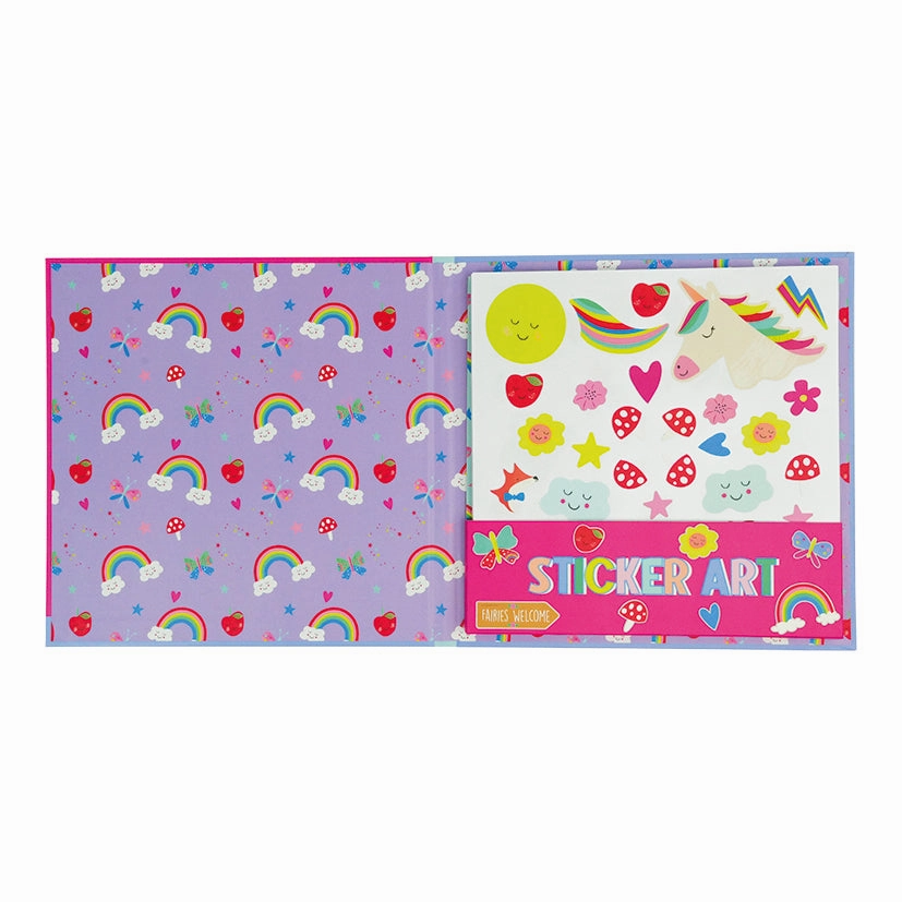 Floss & Rock Rainbow Fairy Sticker Art