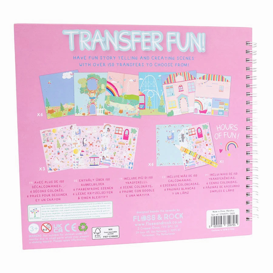 Floss & Rock Transfer Fun - Rainbow Fairy