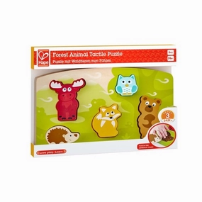 Forest Animal Tactile Wooden Puzzle Hape