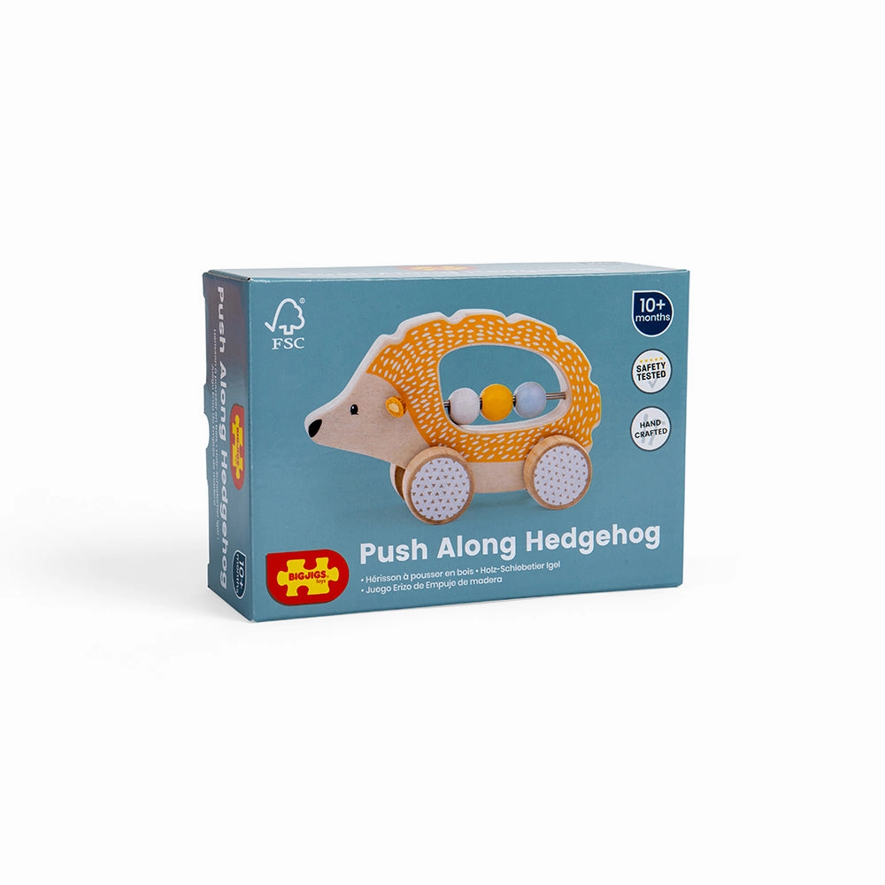 FSC Certified Push Along Hedgehog