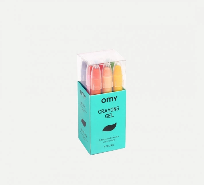 Gel Crayons - 9 Colours