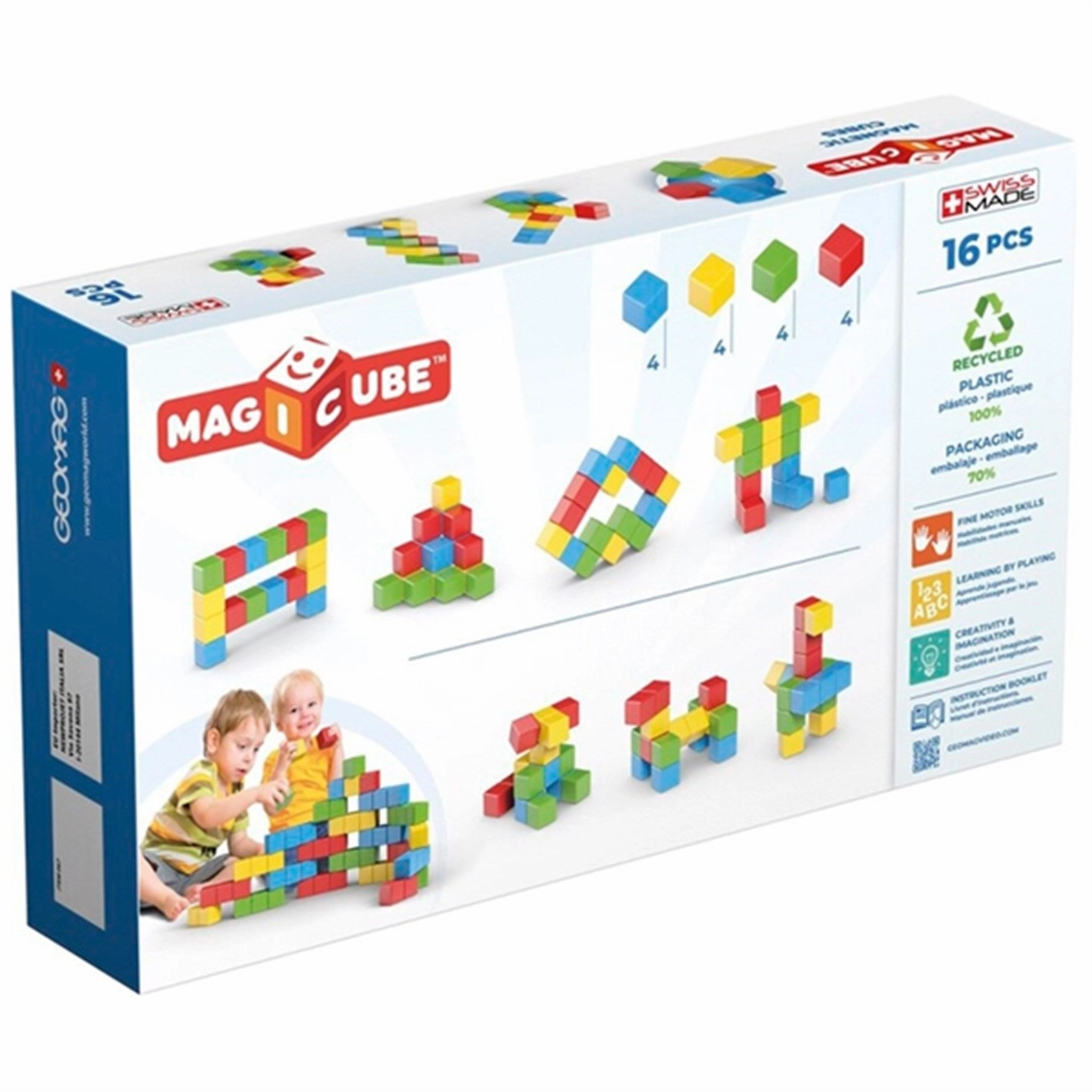 Geomag Magicube Full Color Recycled Try Me 16 pcs