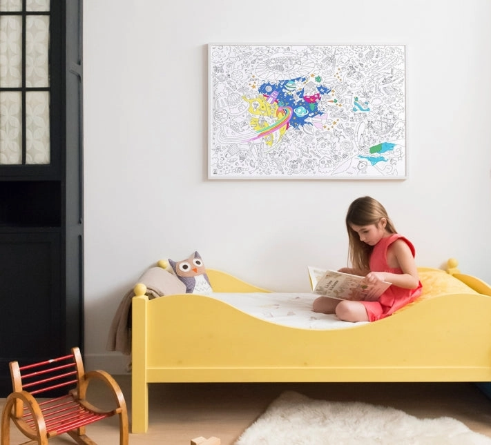 Giant Colouring Poster - Recycled Paper - Cosmos