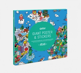 Giant Poster & Stickers - Atlas