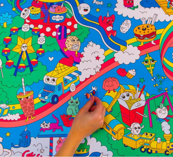 Giant Poster & Stickers - Kawaii