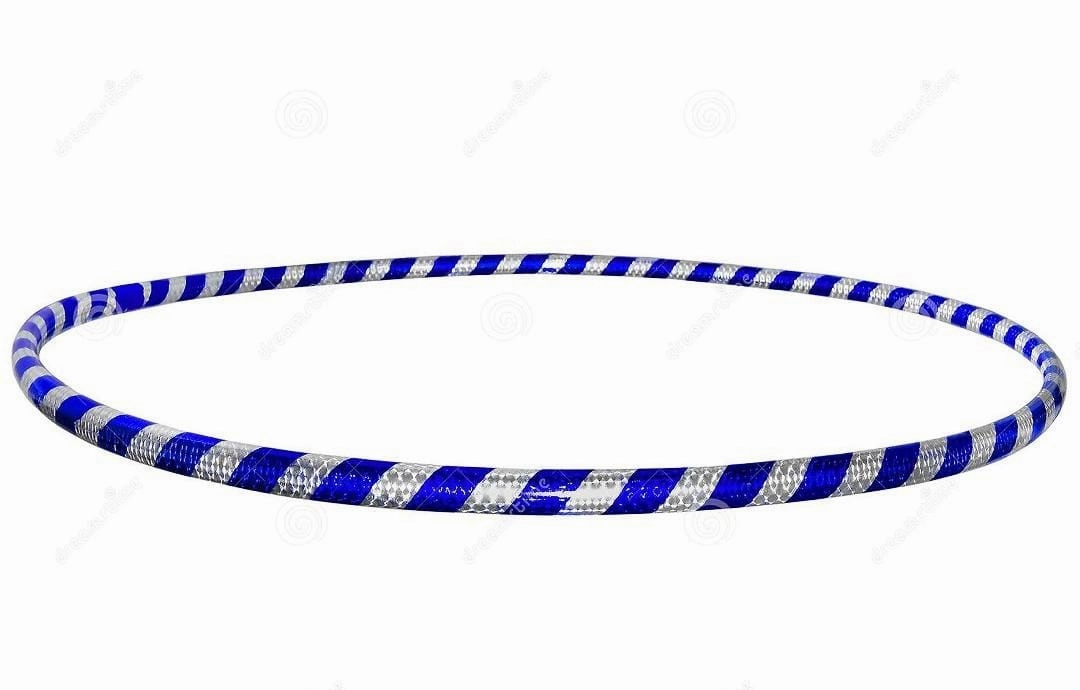 GLITTER HULA HOOP BLUE
