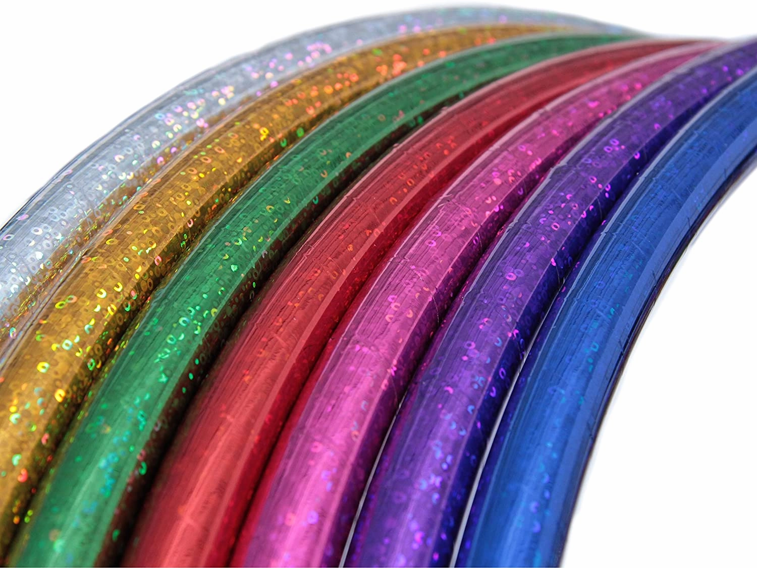 GLITTER HULA HOOP BLUE