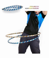 GLITTER HULA HOOP BLUE