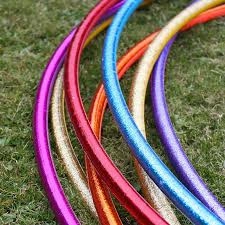 GLITTER HULA HOOP BLUE