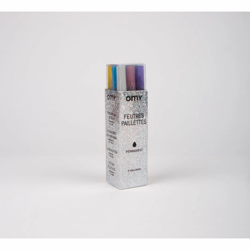 Glitter Markers - 9 Colours