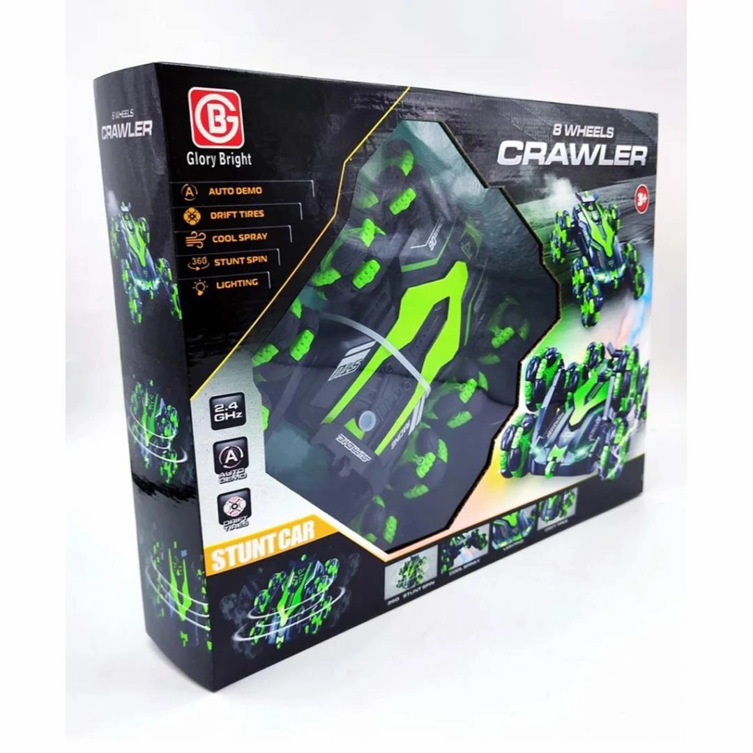 Glory Bright - 8 Wheels Crawler - 2.4G - Green