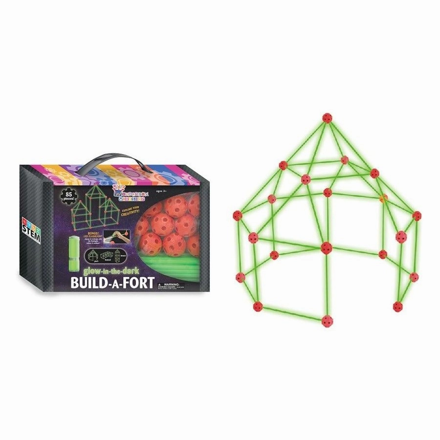 Glow In The Dark Build A Fort 85 piece