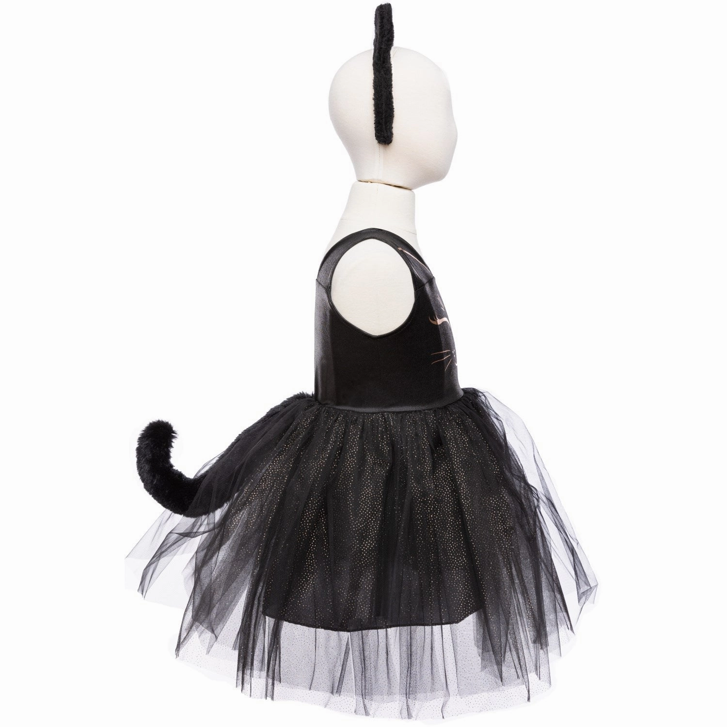 Great Pretenders Black Cat Dress and Headpiece
