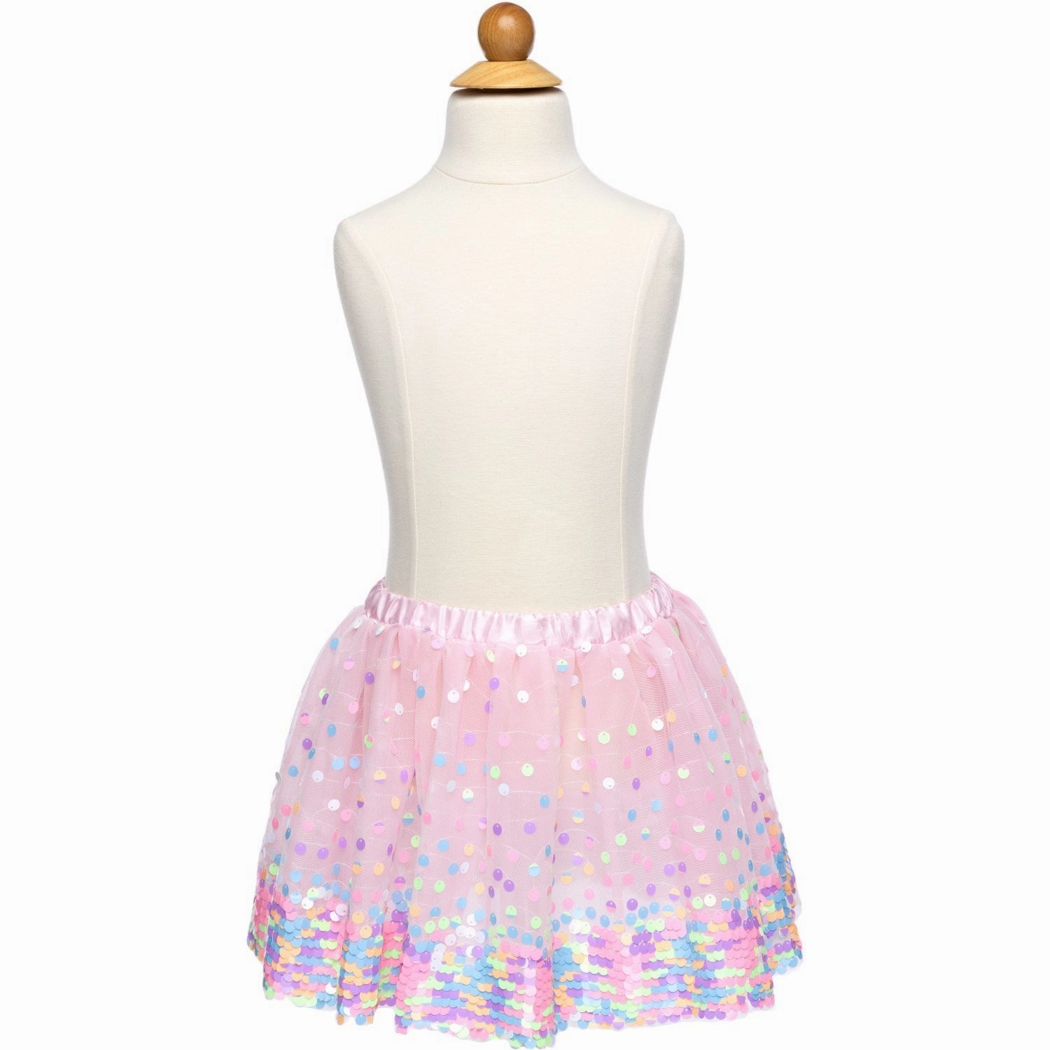 Great Pretenders Party Fun Sequins Skirt - Pink/Neon