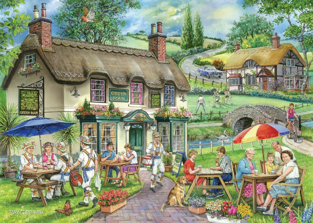 Green Man - BIG 500 Piece Jigsaw Puzzle