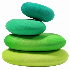GRIMMS Stacking Tower Moss Pebbles