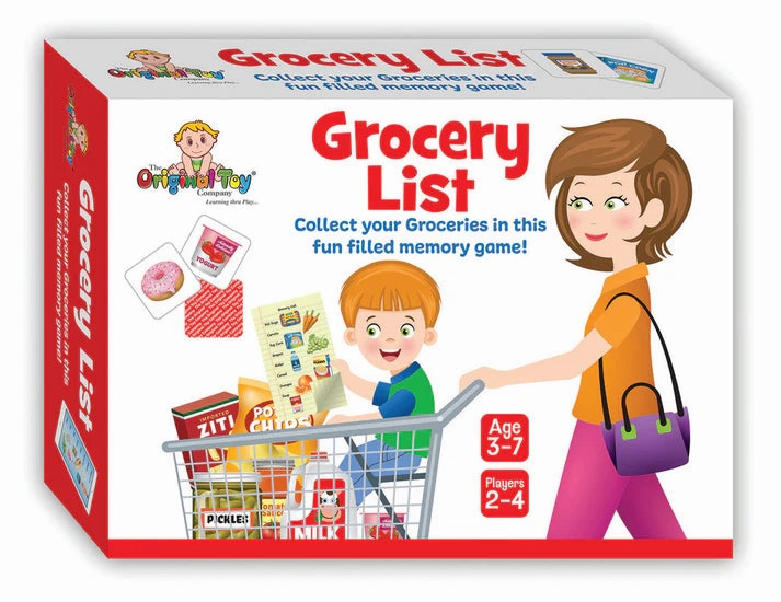 Grocery List Memory Game
