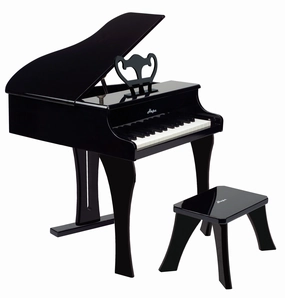 Hape 30-key Happy Wooden Grand Musical Piano Black