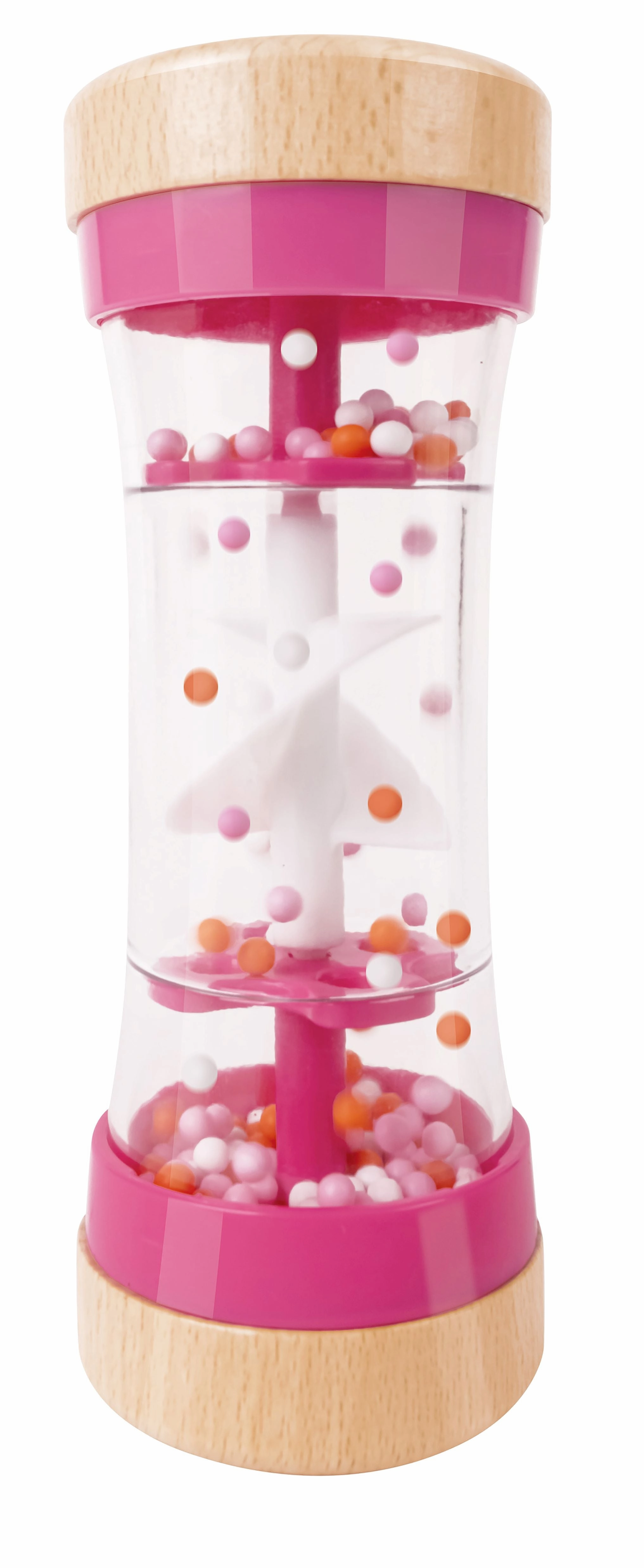 Hape Beaded Raindrops Rainmaker, 0M , Pink