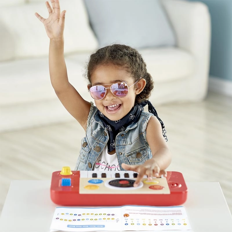 Hape DJ Mix & Spin Studio With Light and Sound Playset