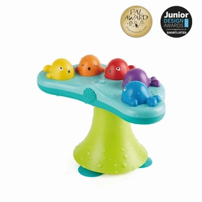 Hape Musical Whale Fountain Bath Toy Blue