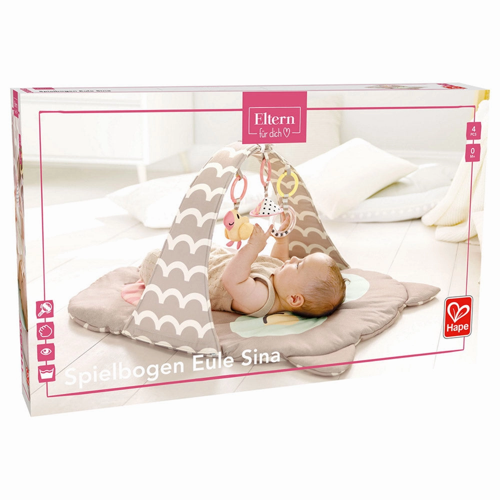 Hape Owl Bed Oscar Baby Play Mat Activity Gym