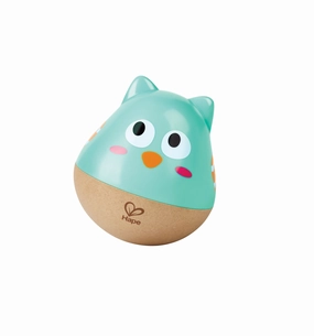 Hape Owl Musical Wobbler, 0M , Blue