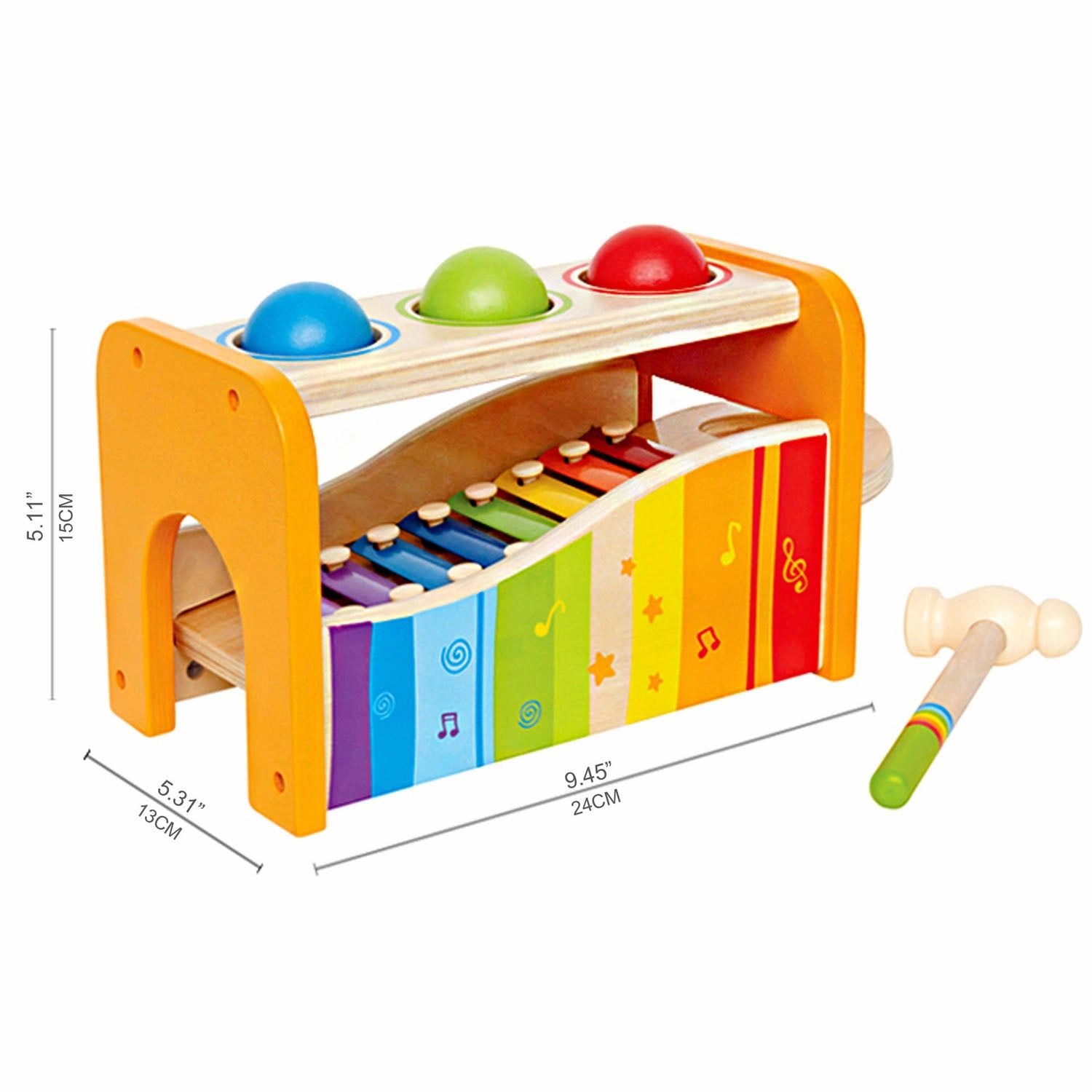 Hape Pound and Tap Bench Musical Toy