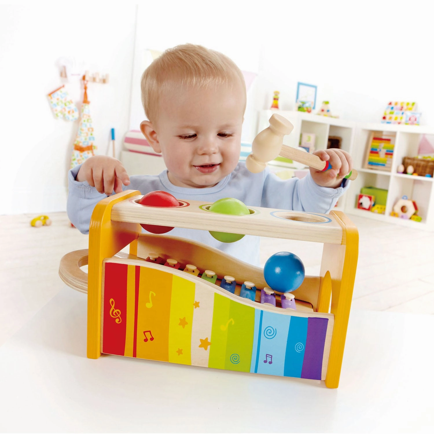Hape Pound and Tap Bench Musical Toy