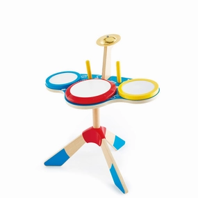 Hape Wooden Drum & Cymbal Musical Set