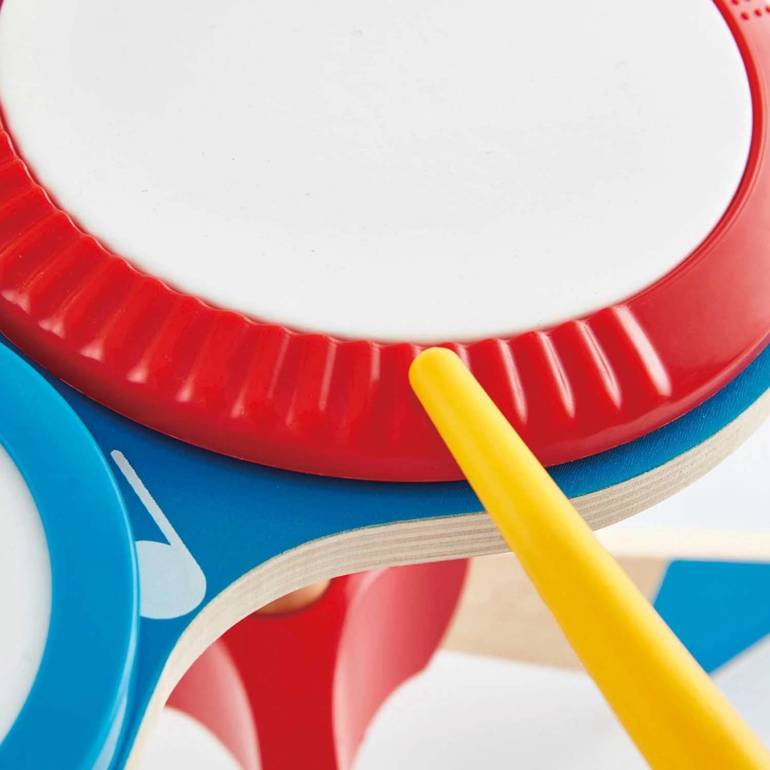 Hape Wooden Drum & Cymbal Musical Set
