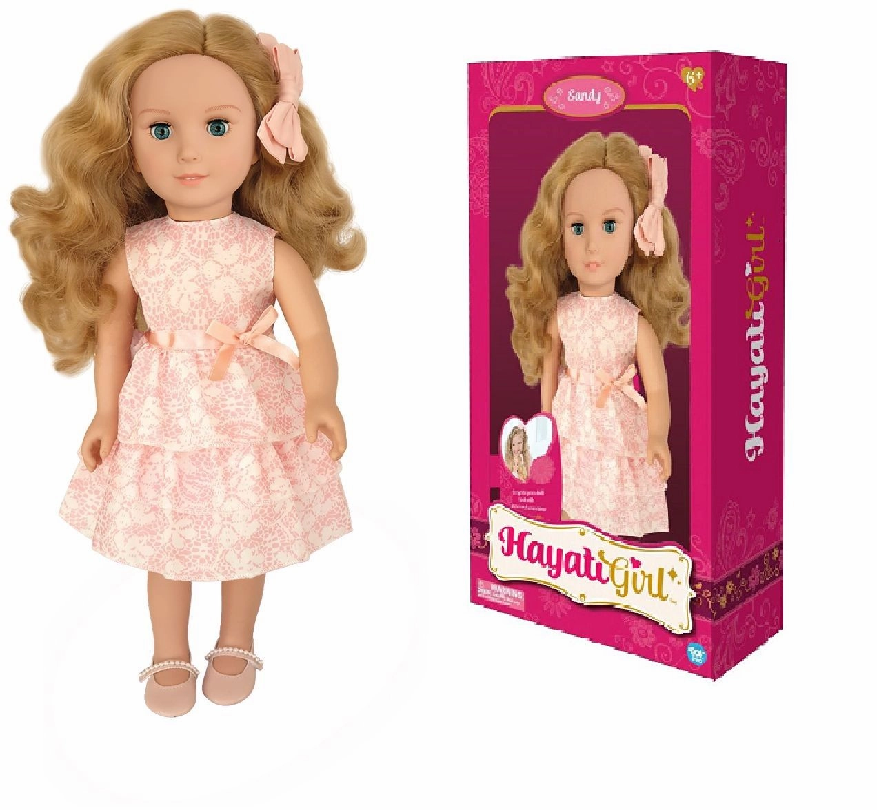 Hayati Girl Doll Sandy ShInchny Dress 18 Inch