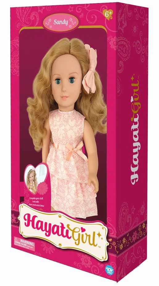 Hayati Girl Doll Sandy ShInchny Dress 18 Inch