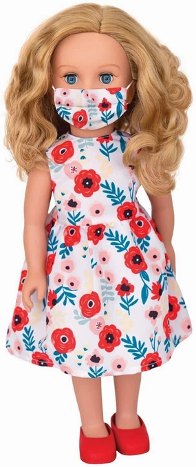 Hayati Girl Doll Sandy With Mask 18 Inch