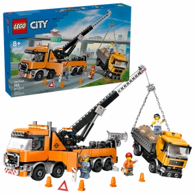 Heavy-Duty Recovery Tow Truck With Crane Lego 60467