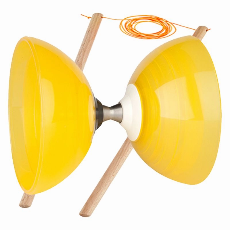 HENRYS DIABOLO BEACH FREE YELLOW WITH HANDSTICKS