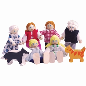 Heritage Playset Doll Family