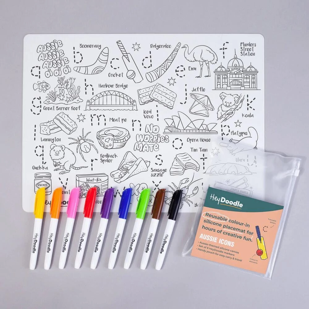 HeyDoodle Reusable Silicone Drawing Mat