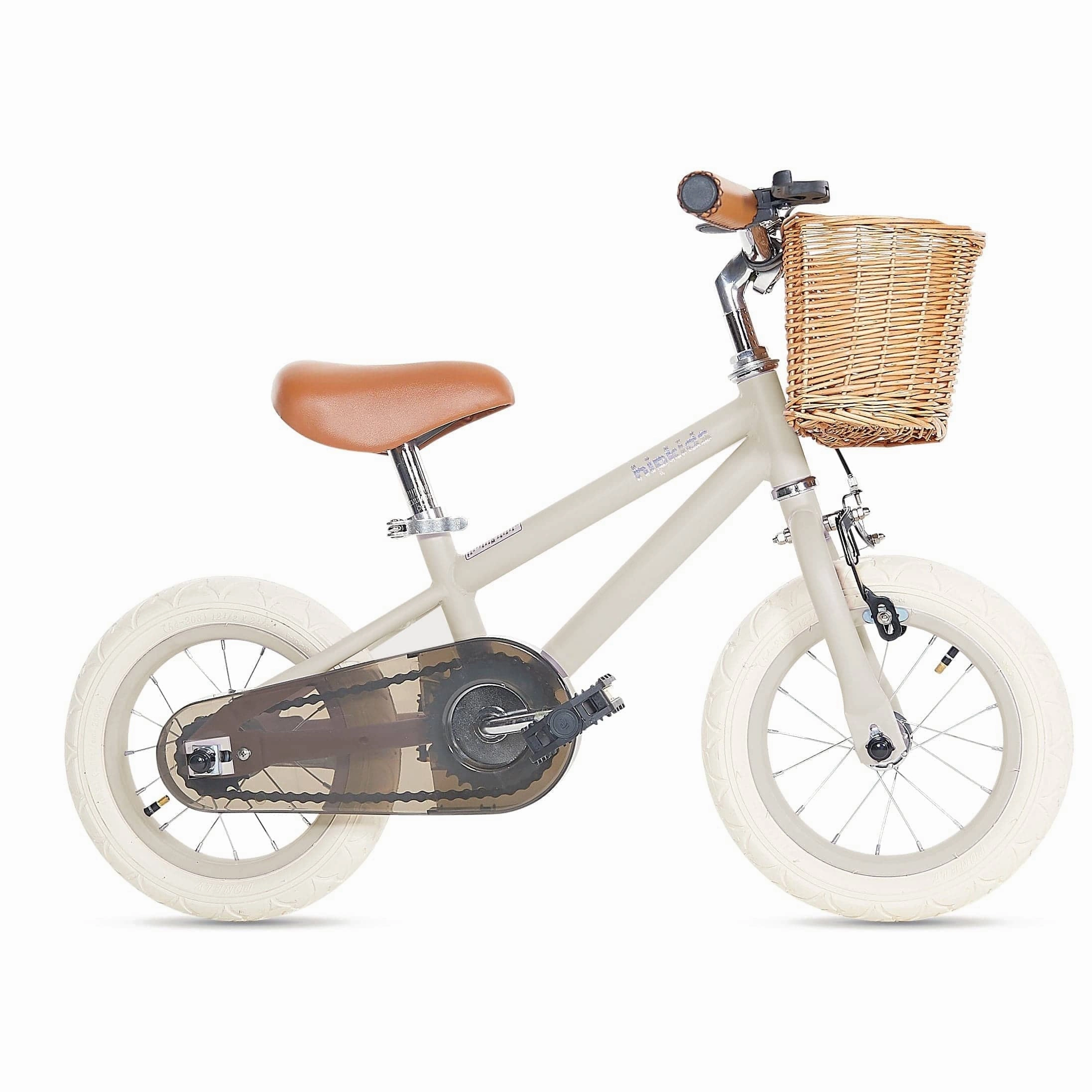 HipKids Classic Steel Bike with Wicker Basket