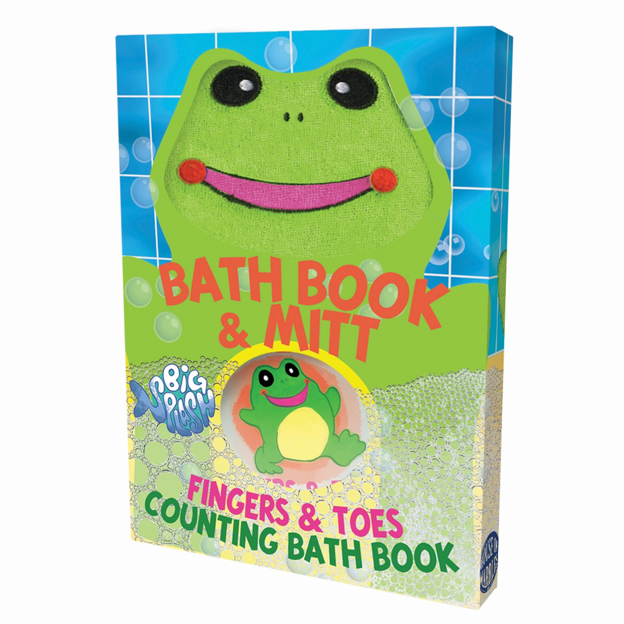 House of Marbles Frog Bath Book & Mitt