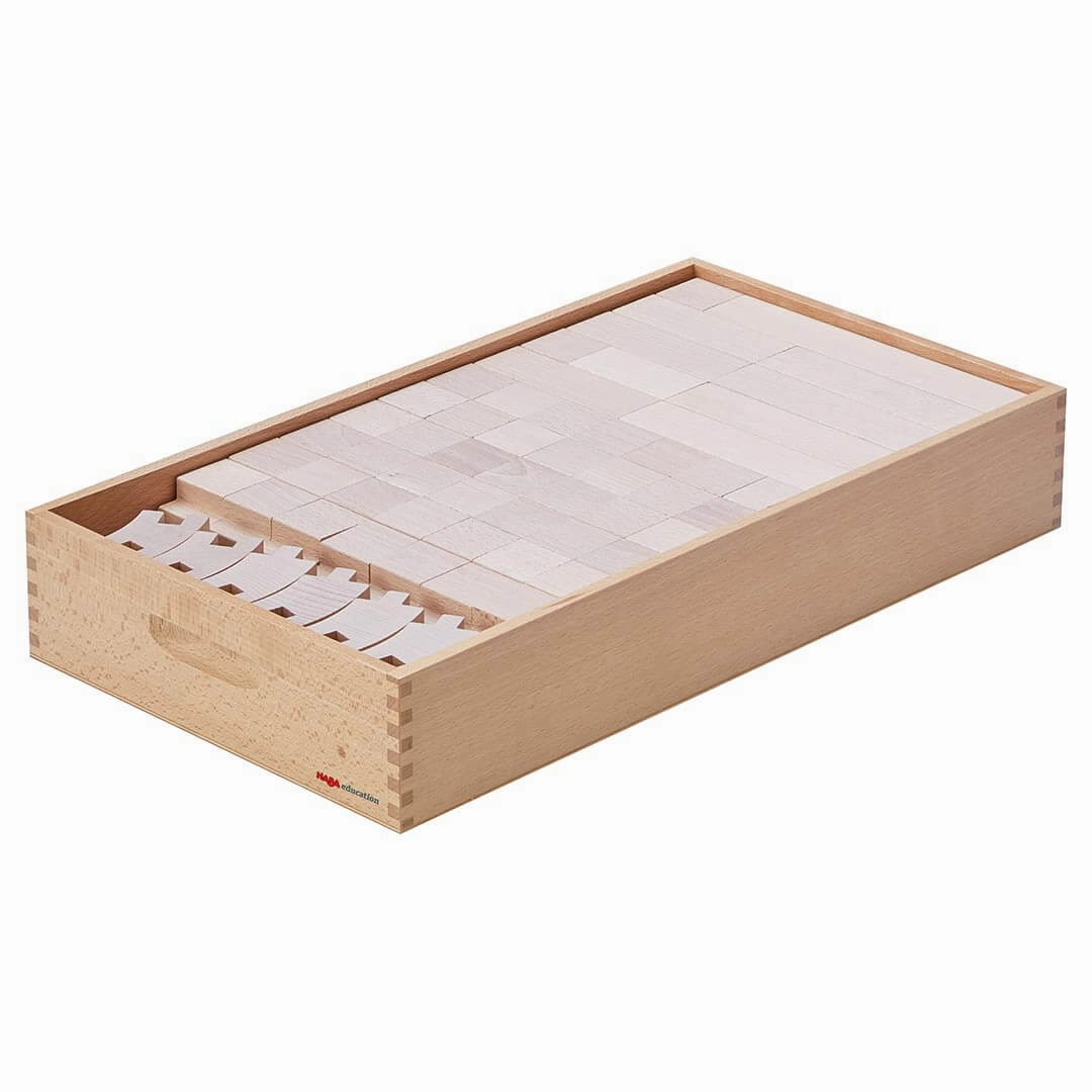 Interlocking Wooden Blocks Construction Set